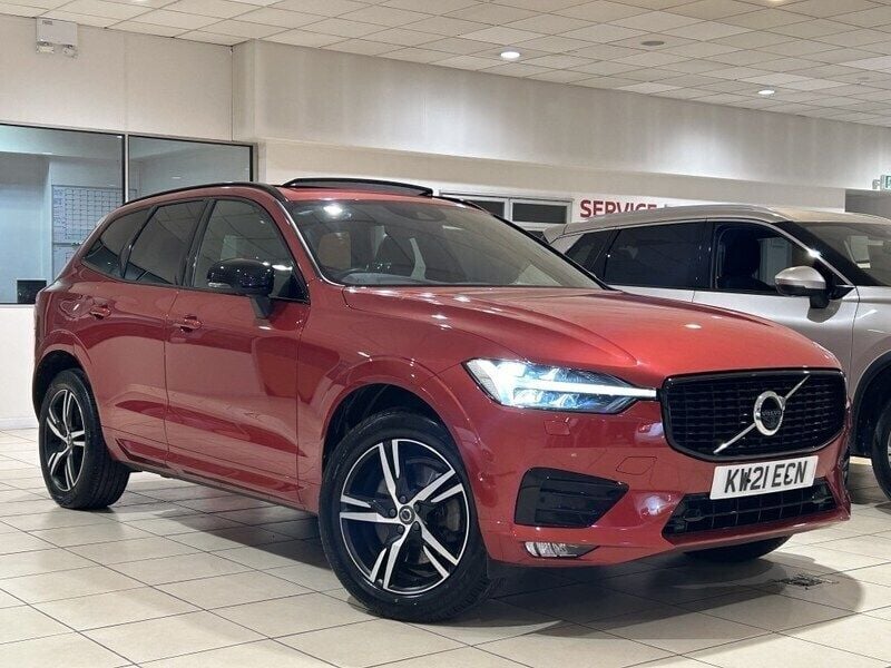 Red Used 2021 Volvo XC60 R-Design SUV | £28,500 (Good price) - Image 1/3