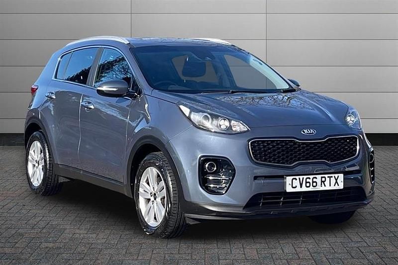 Used Kia Sportage 114 HP (83 kW) 2016 Planet blue SUV
