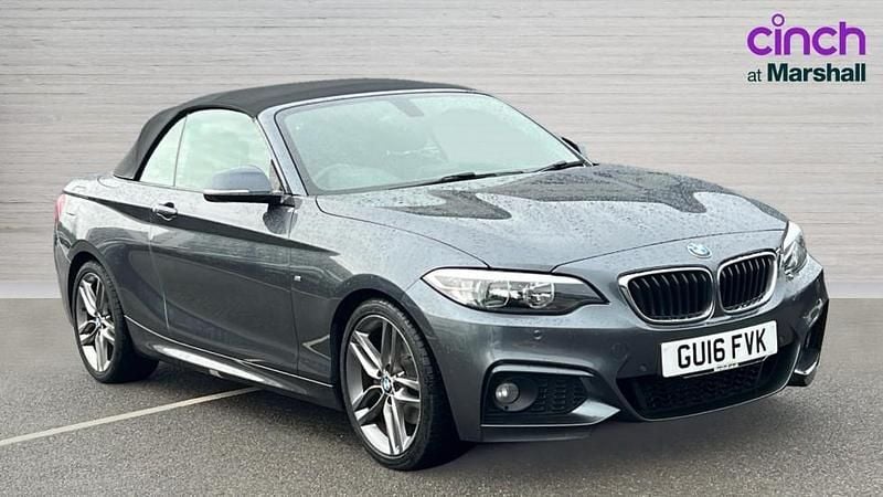 Grey Used 2016 BMW 220 M Sport Cabriolet | £12,490 (Good price) - Image 1/4