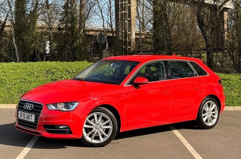 Used Audi A3 Sport 150 HP (110 kW) 2015 Red Hatchback