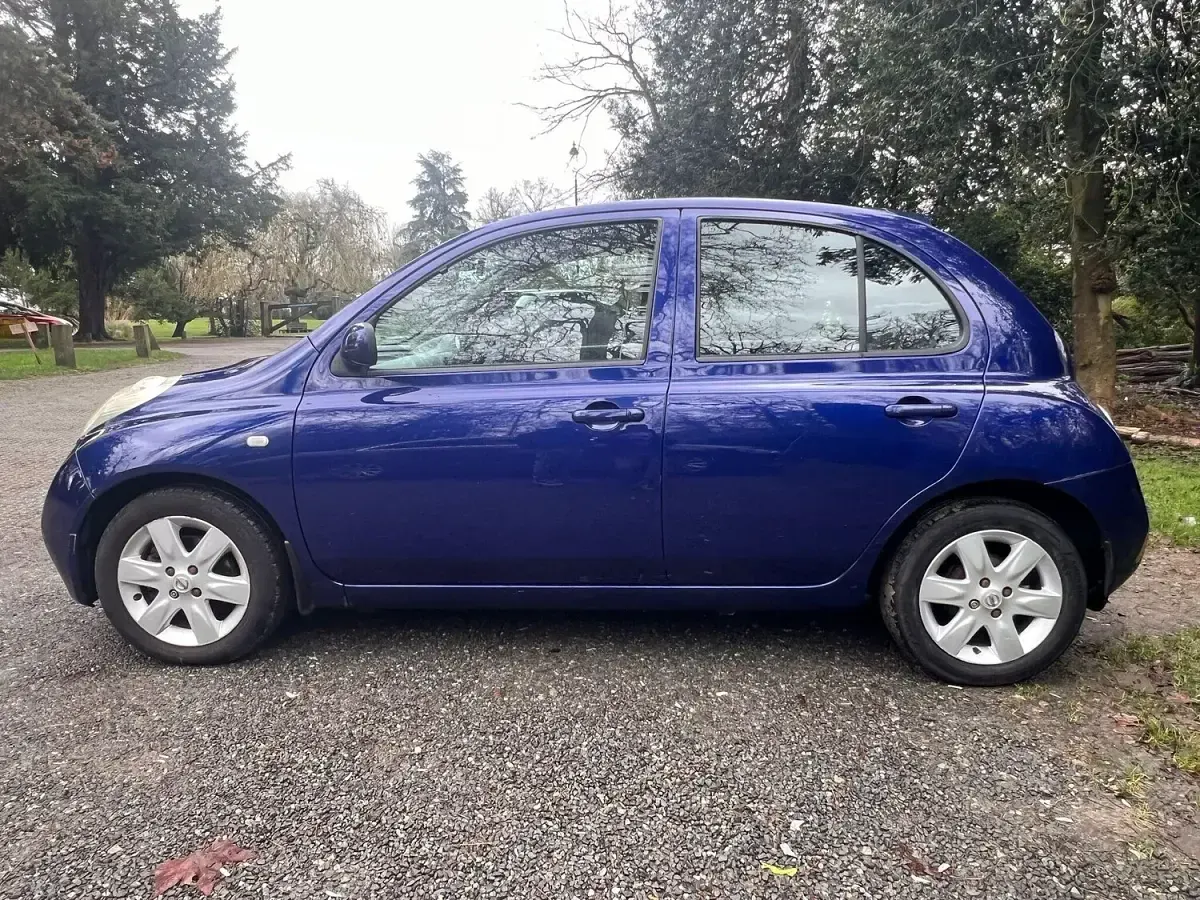 Used Nissan Micra 88 HP (64 kW) 2003 Blue Hatchback