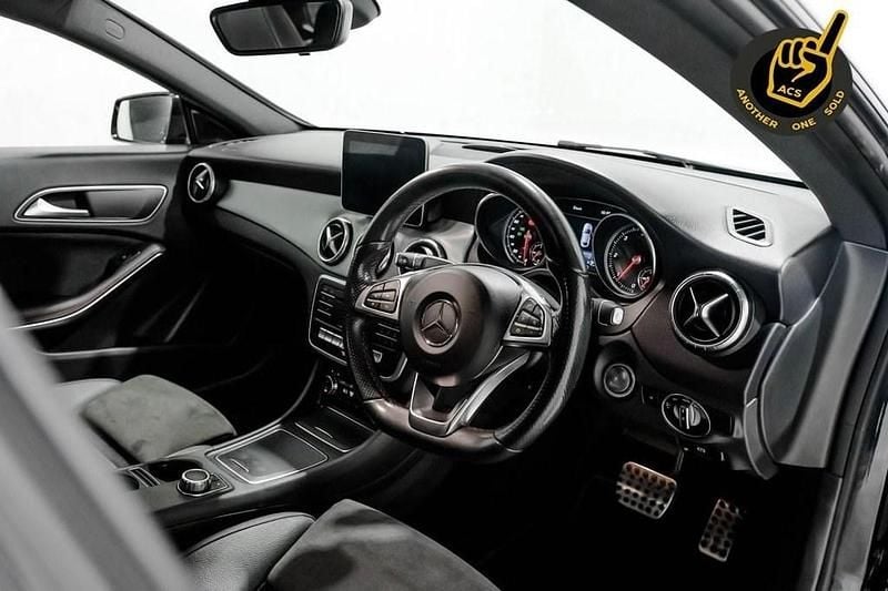 Used Mercedes CLA220 AMG line 2018 Black Sedan