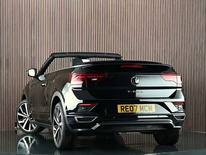 Used VW T-Roc Cabriolet R-line 2021 Black Cabriolet