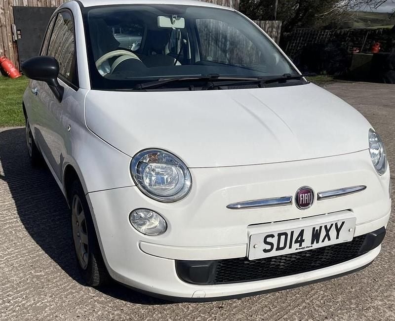 Used Fiat 500 Pop 69 HP (50 kW) 2014 White Hatchback