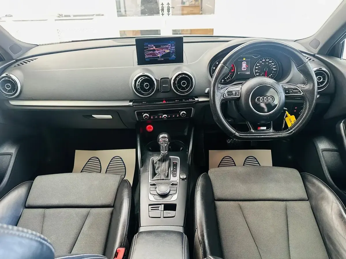 Used Audi A3 S-Line 180 HP (132 kW) 2014 Black Hatchback