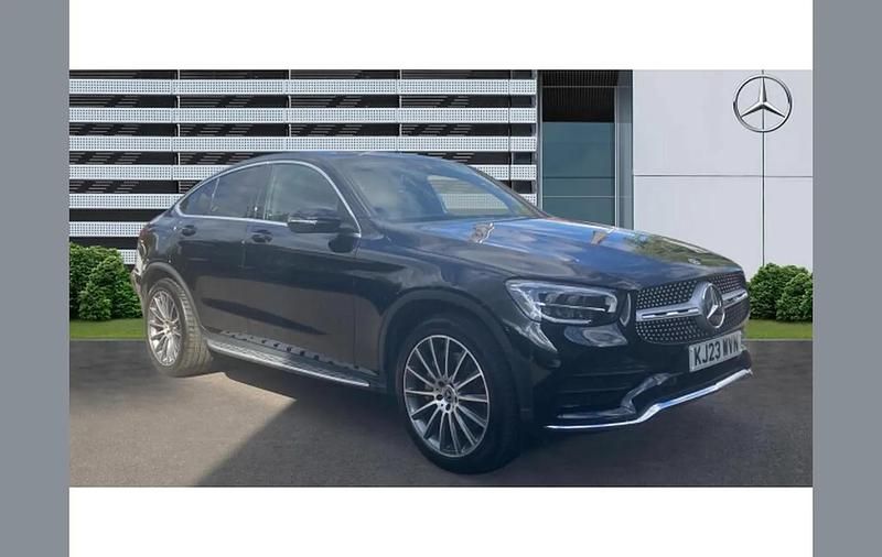 Black Used 2023 Mercedes GLC300e AMG Line Premium Coupe | £39,370 (Good price) - Image 1/4