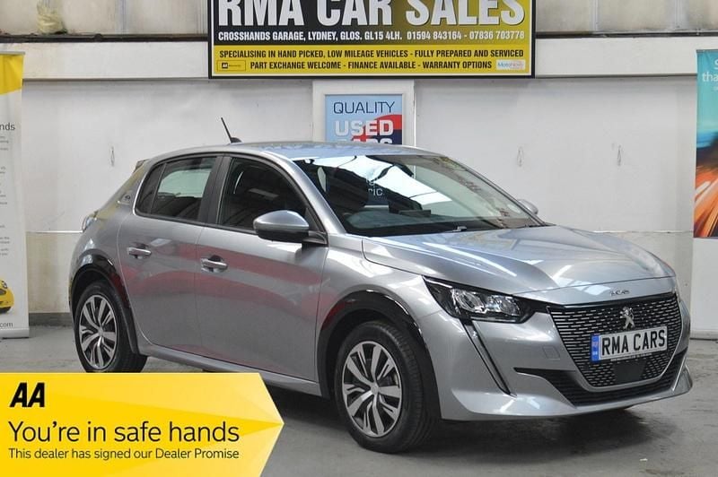 Grey Used 2020 Peugeot e-208 Active Hatchback | £11,495 (Good price) - Image 1/4