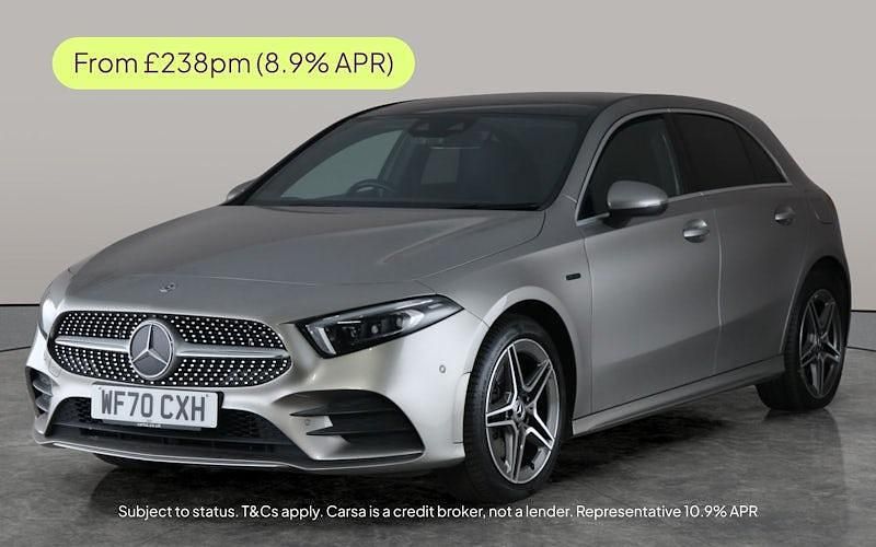 Silver Used 2020 Mercedes A250 AMG Line Premium Plus Hatchback | £14,953 (Fair price) - Image 1/2