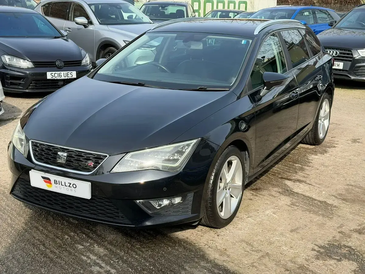 Used Seat Leon FR 150 HP (110 kW) 2014 Black Estate