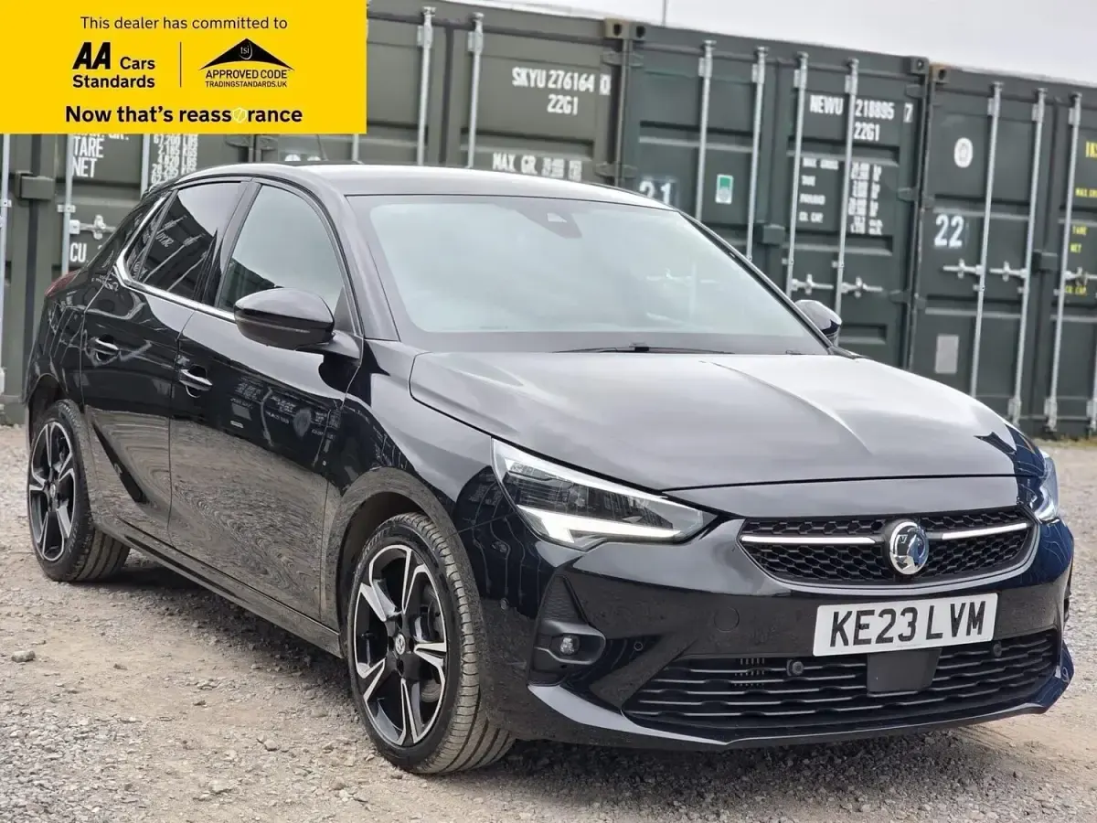 Used Vauxhall Corsa Ultimate 130 HP (95 kW) 2023 Black Hatchback