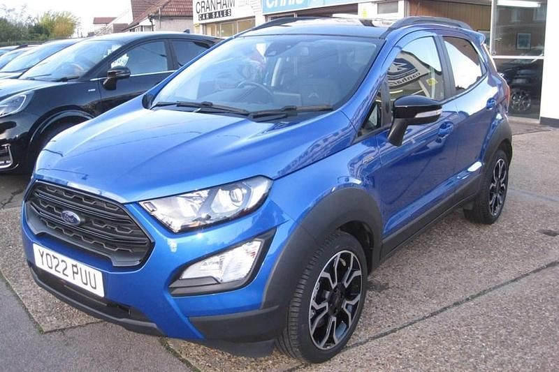 Used Ford Ecosport Active 125 HP (91 kW) 2022 Desert island blue SUV