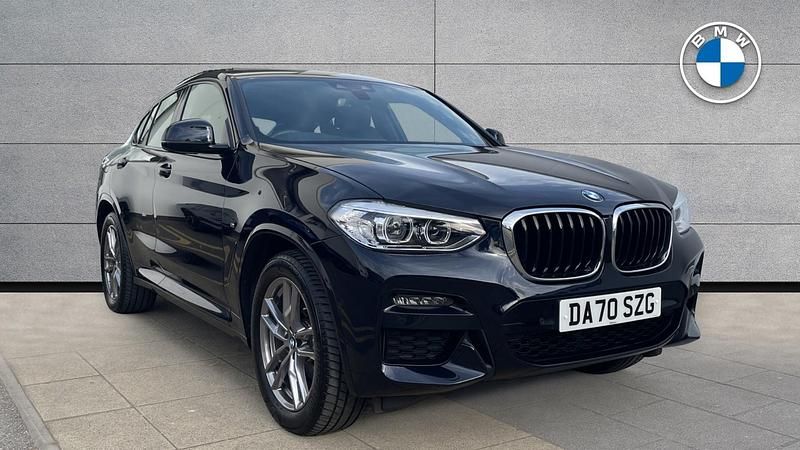 Black Used 2021 BMW X4 M Sport SUV | £28,885 (Good price) - Image 1/4
