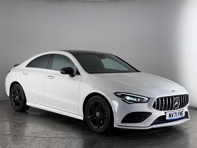 White Used 2021 Mercedes CLA180 AMG Line Premium Plus Sedan | £22,550 (Fair price) - Image 1/4