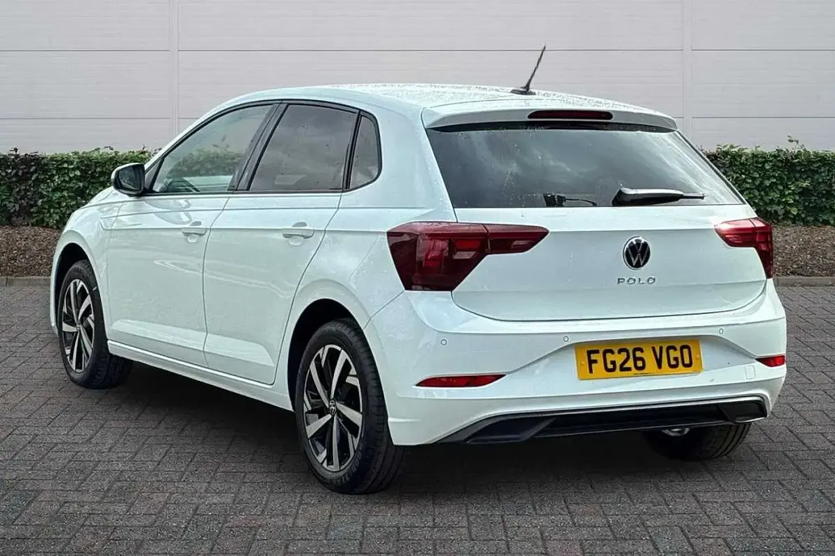 Ny VW Polo Match 95 HK (69 kW) 2026 Vit Halvkombi