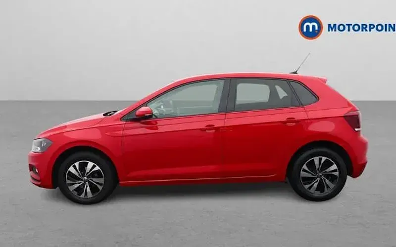Used VW Polo Match 95 HP (69 kW) 2021 Red Hatchback