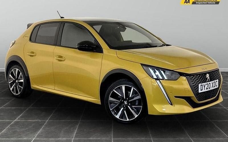 Yellow Used 2020 Peugeot 208 GT-line Hatchback | £12,595 (Fair price) - Image 1/2