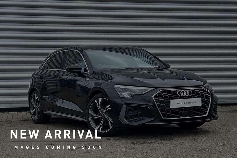 Black Used 2022 Audi A3 S-Line Hatchback | £20,494 (Fair price) - Image 1/4