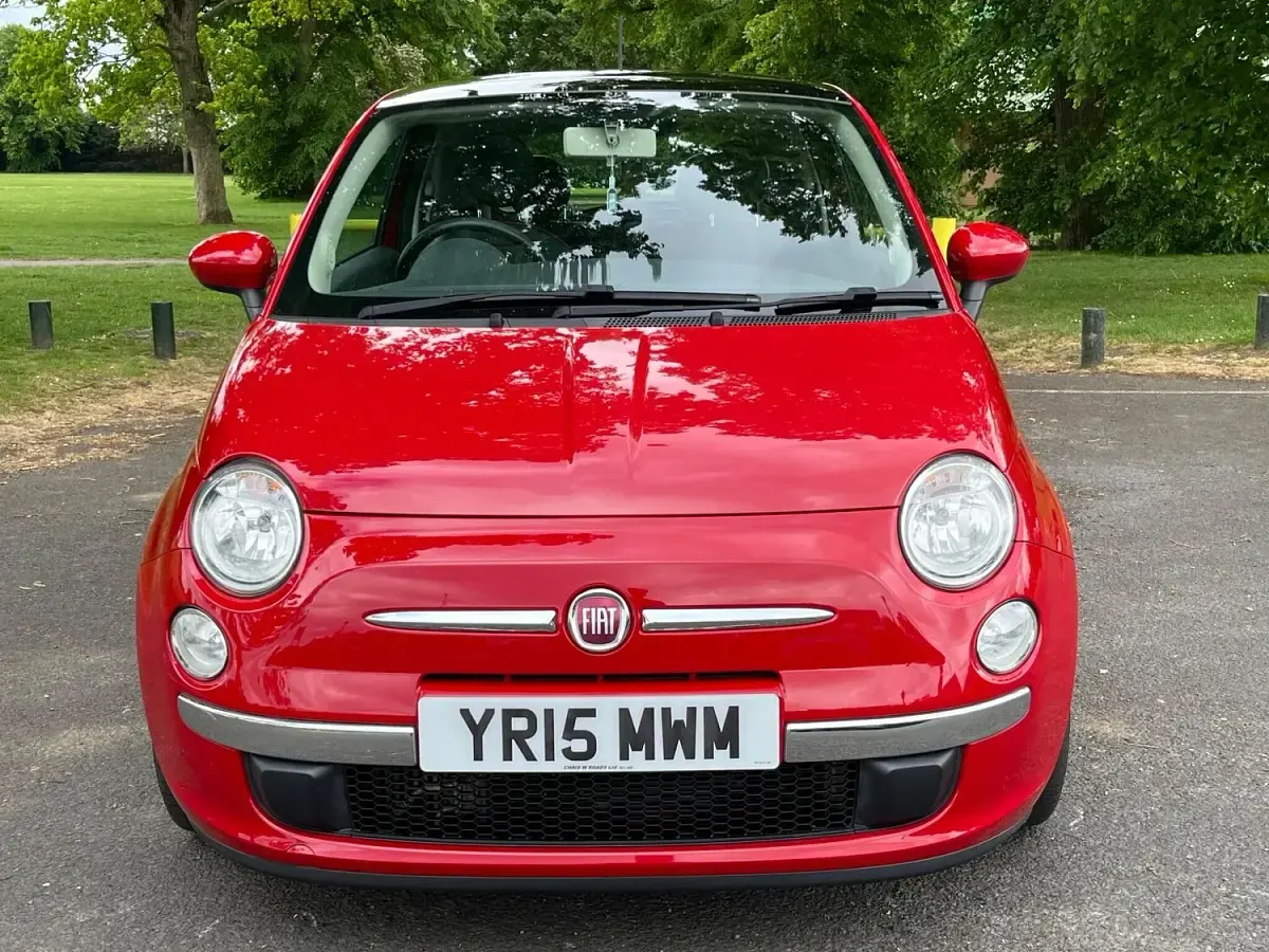 Used Fiat 500 Lounge 2015 Red Hatchback