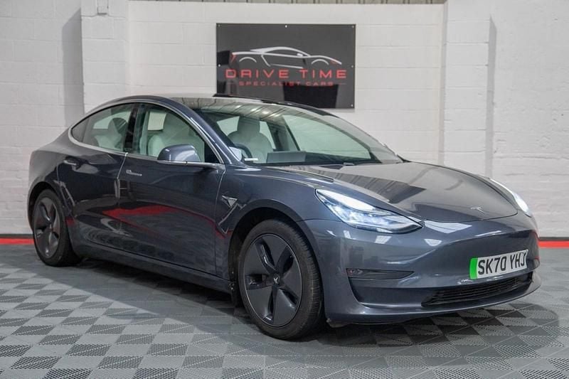 Grey Used 2020 Tesla Model 3 Long Range AWD Sedan | £12,500 (Expensive) - Image 1/4