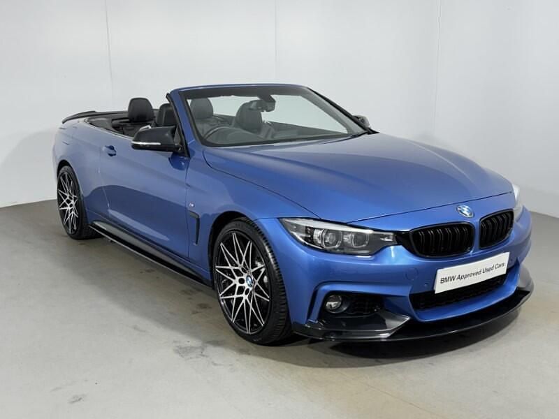 Used BMW 435 M Sport 309 HP (227 kW) 2019 Blue Cabriolet
