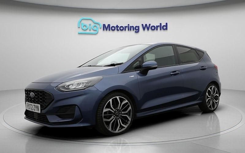 Used Ford Fiesta ST-Line X 125 HP (91 kW) 2023 Blue Hatchback