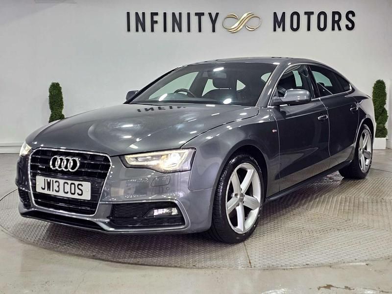 Used Audi A5 S-Line 225 HP (165 kW) 2013 Grey Hatchback