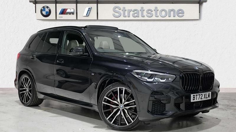 Black Used 2023 BMW X5 M Sport SUV | £49,891 (Good price) - Image 1/4