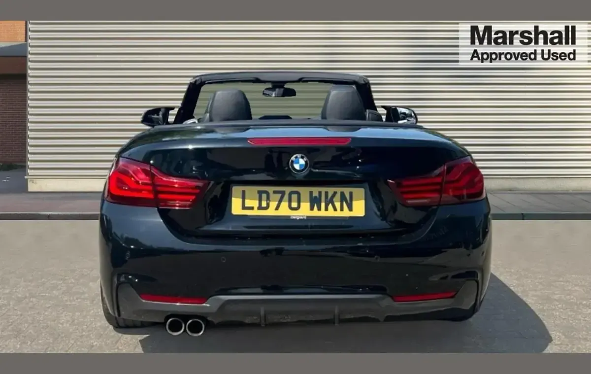 Used BMW 420 M Sport 180 HP (132 kW) 2020 Black Cabriolet