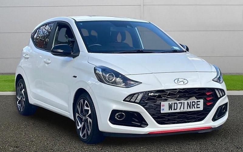 Used Hyundai i10 N Line 101 HP (74 kW) 2022 White Hatchback