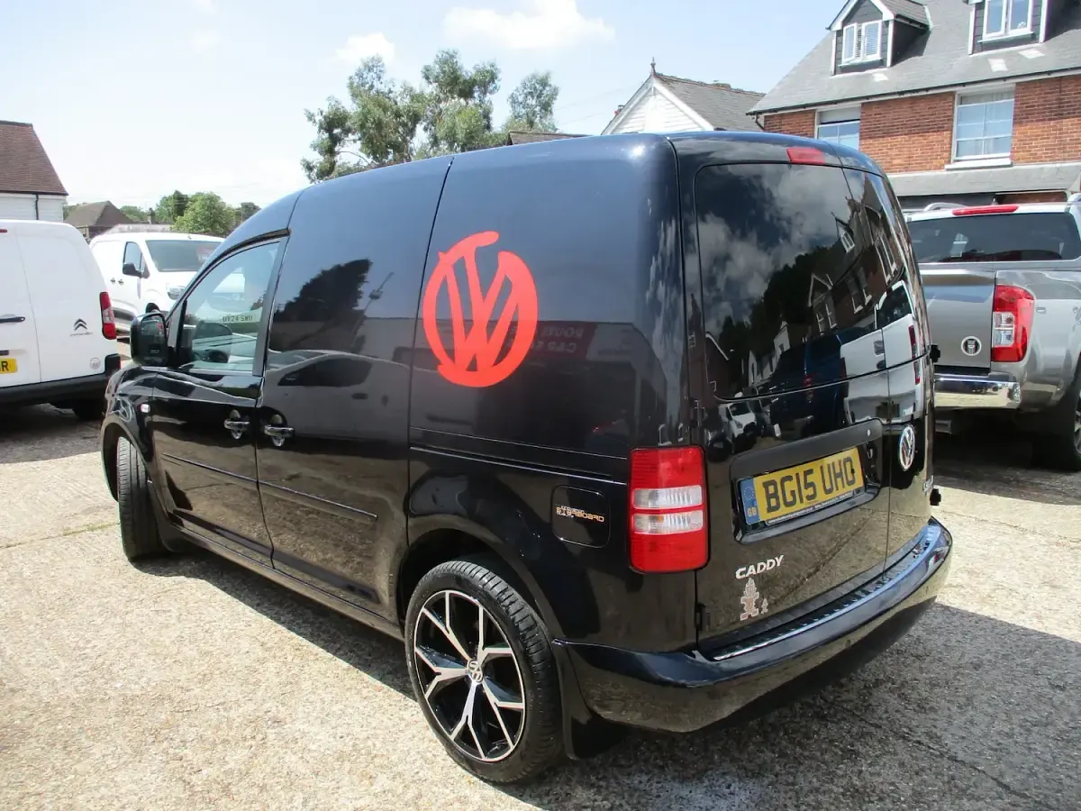 Used VW Caddy Black Edition 102 HP (75 kW) 2015 Black MPV