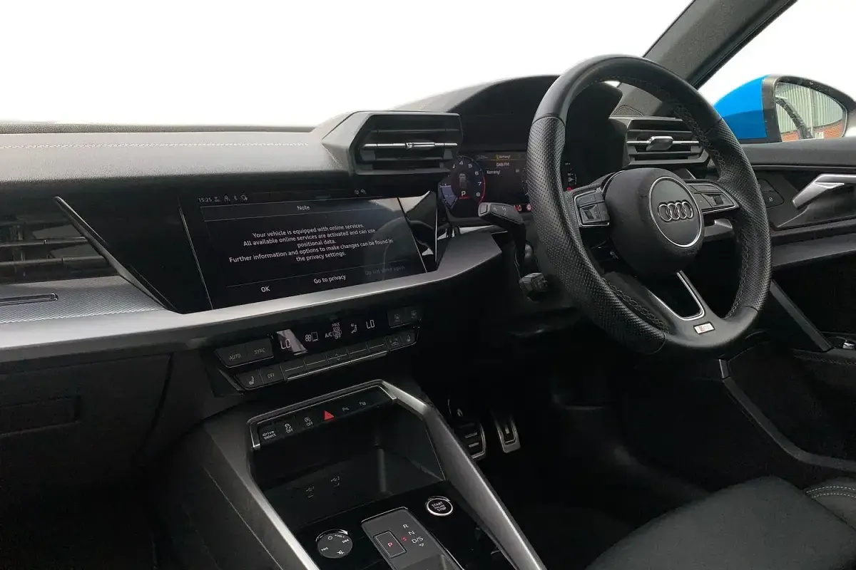Used Audi A3 S-Line 190 HP (139 kW) 2023 Blue Sedan