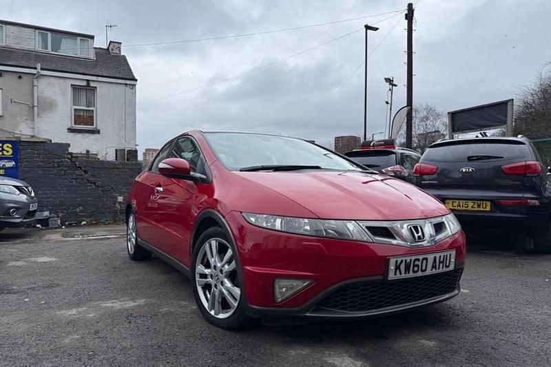 Used Honda Civic EX 2010 Red Hatchback
