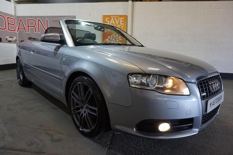 Used Audi A4 Cabriolet S-Line 140 HP (102 kW) 2009 Silver Cabriolet