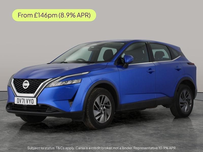 Blue Used 2021 Nissan Qashqai Acenta Premium SUV | £12,407 (Good price) - Image 1/2