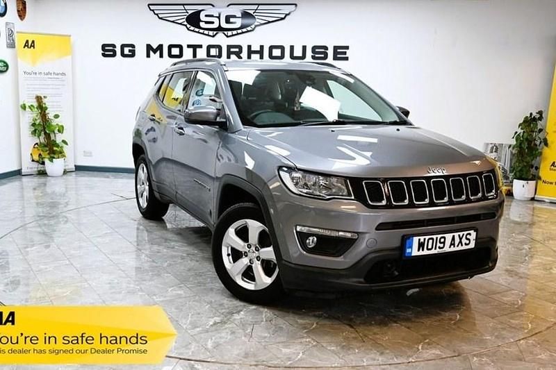 Grey Used 2019 Jeep Compass Longitude SUV | £9,485 (Fair price) - Image 1/1