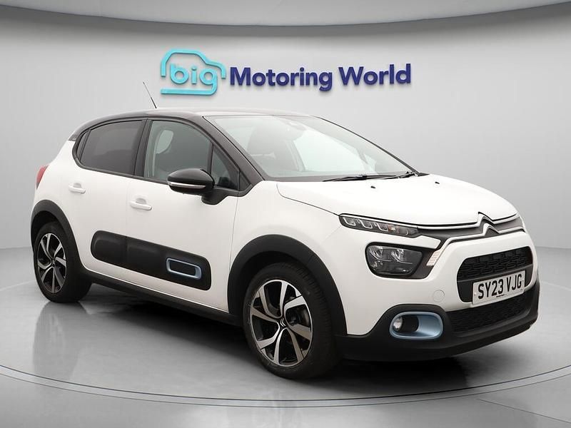 White Used 2023 Citroën C3 PureTech Hatchback | £9,700 (Good price) - Image 1/4