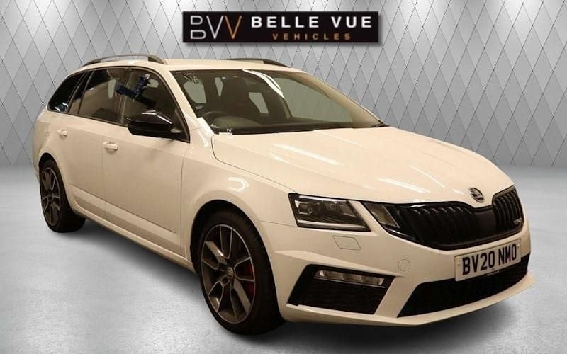 White Used 2020 Skoda Octavia vRS Estate | £17,495 (Good price) - Image 1/3