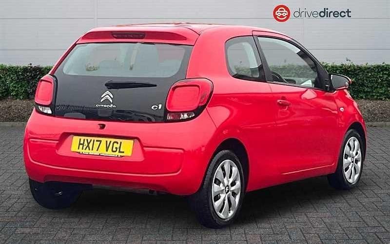 Used Citroën C1 Feel 68 HP (50 kW) 2017 Red Hatchback