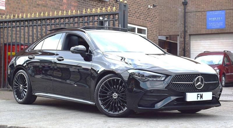 Black Used 2023 Mercedes CLA180 AMG Line Premium Plus Sedan | £27,450 (Expensive) - Image 1/3