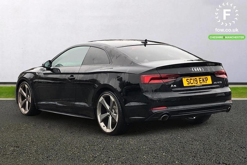 Used Audi A5 Black Edition 190 HP (139 kW) 2019 Black Coupe