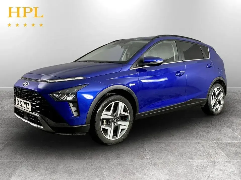 Usado Hyundai Bayon Premium 100 HP (73 kW) 2022 Azul SUV