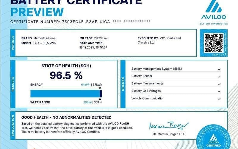 Used Mercedes EQA350 AMG Line Premium 214 kW (292 HP) 2023 SUV