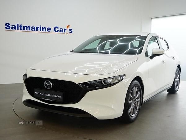 White Used 2023 Mazda 3 Hatchback | £16,890 (Fair price) - Image 1/4