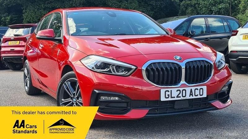 Used BMW 118 Sport Line 2020 Red Hatchback