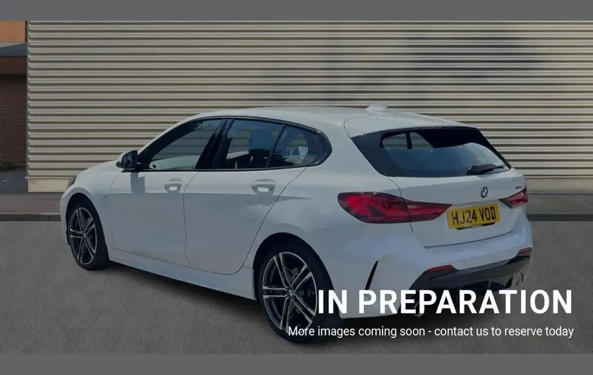 Used BMW 118 M Sport 134 HP (98 kW) 2024 White Hatchback