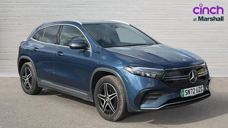 Used Mercedes EQA250+ AMG line 139 kW (190 HP) 2022 Blue SUV