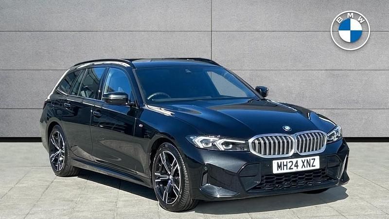 Black Used 2024 BMW 320 M Sport Estate | £32,945 (Fair price) - Image 1/4