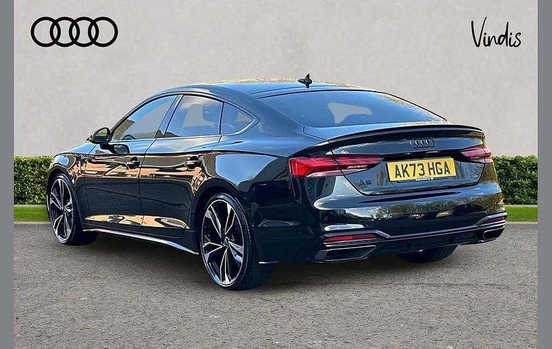Used Audi A5 Sportback Black Edition 200 HP (147 kW) 2023 Black Hatchback