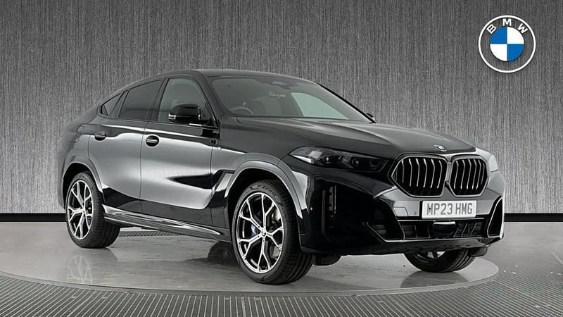 Black Used 2023 BMW X6 M Sport SUV | £55,499 (Fair price) - Image 1/4