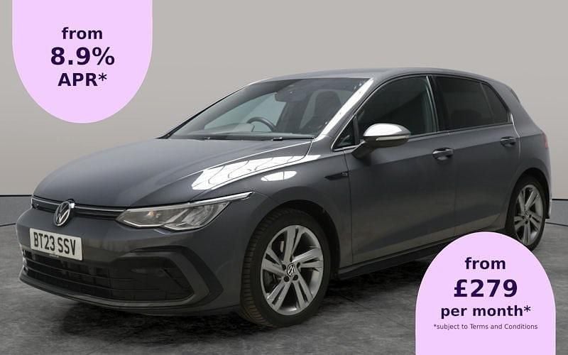 Grey Used 2023 VW Golf VIII R-line Hatchback | £20,681 (Fair price) - Image 1/2